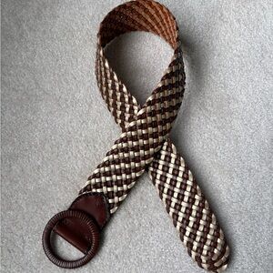 Ralph Lauren Woven Wide Adjustable Belt